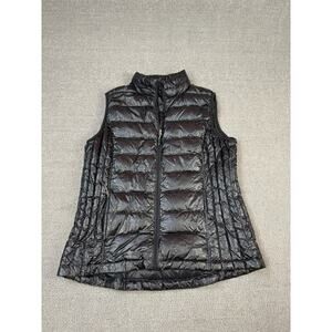 Weatherproof 32 Degrees Heat Down Puffer Vest Lightweight Outdoors Black Large